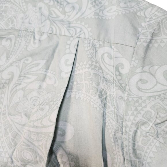 Pacific Legend Hawaiian Aloha Shirt Lt Green XL Honu Tiki Surfboards - Picture 9 of 9